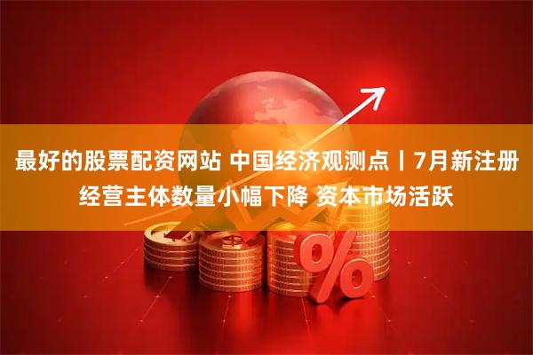最好的股票配资网站 中国经济观测点丨7月新注册经营主体数量小幅下降 资本市场活跃